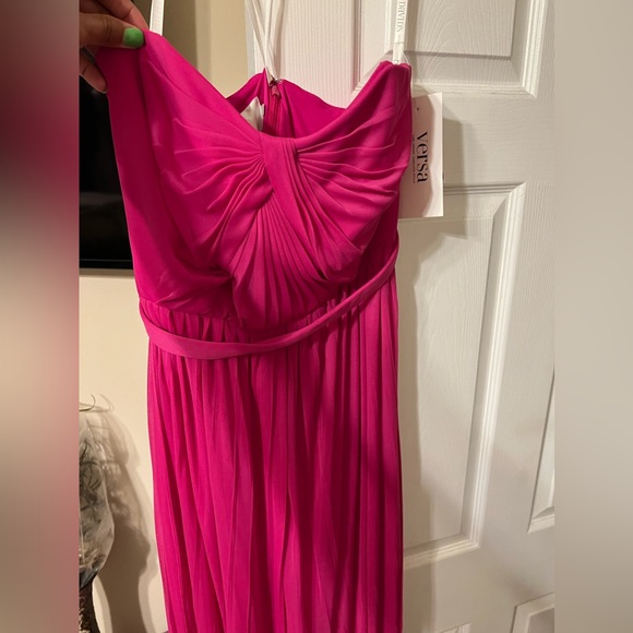 Davids Bridal Versa Convertible Mesh Dresses F15782 color Begoni - Picture 2 of 10